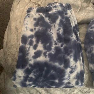 Matching sweatpants and sweatshirt